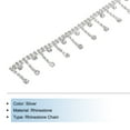 thumbnail image 3 of Unique Bargains 1Yard Rhinestone Fringe Trim ,Crystal Rhinestone  Tassels  for DIY Crafts, 3 of 6