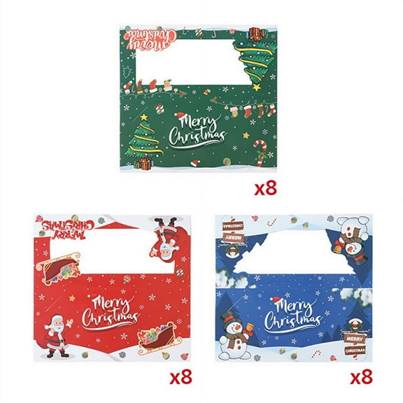 24 Pcs Christmas Money Holders for Cash Gift, Money Christmas Cards with Envelopes, Christmas Money Holders for Cash, Checks, or Gift Cards