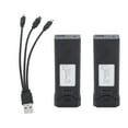 thumbnail image 2 of For 2Pcs 3.7V 1800mAh Lithium Battery with Charging Line for F184 S93 L900 A258 Remote Control Drone, 2 of 7