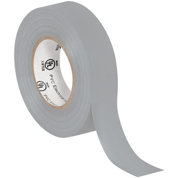 Partners Brand Electrical Tape,3/4"x20 yd.,Gray,PK10 T96461810PKT