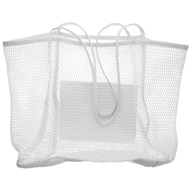 Mesh Handbag Single Shoulder Bag Large Capacity Shopping Bag Girl Tote