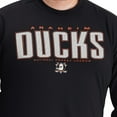 thumbnail image 5 of Men's G-III Sports by Carl Banks Black Anaheim Ducks Adaptive Mesh Effect Long Sleeve T-Shirt, 5 of 6