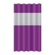 thumbnail image 2 of Cortina De Ducha Impermeable De Peva Empalmada Cortina de ducha impermeable de PEVA con empalme morado, gruesa, con ganchos (1 unidad) JASKFLY, 2 of 9