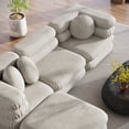 thumbnail image 4 of Jubilee 4-Piece Sectional Sofa in Almond, 4 of 10