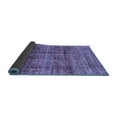 thumbnail image 2 of Ahgly Company Indoor Square Abstract Blue Modern Area Rugs, 3' Square, 2 of 4