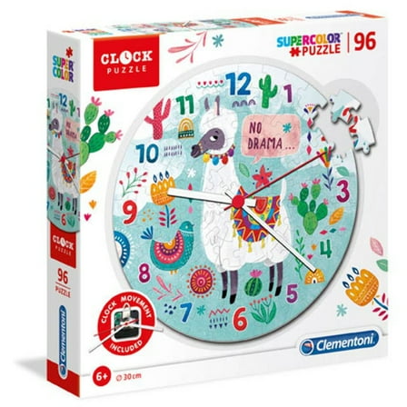 Supercolor Clock Puzzle by Clementoni