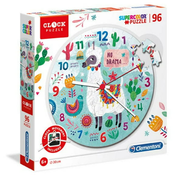 Supercolor Clock Puzzle by Clementoni