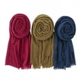 thumbnail image 4 of HuangHuanChen Shawl Wraps for Women Fashion Thin Scarf Tassel Soft Long Shawls Breathable Versatile Chiffon Scarves Elegant Shawls and Wraps for Evening Dresses One Size, 4 of 5