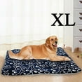 thumbnail image 6 of Walbest Pet Dog Puppy Blanket Bone Print Puppy Blanket for Small Medium Large Pet Dog Cat Warm Soft Coral Fleece Sleep Mat Puppy Kitten Soft Blanket Throw Doggy Warm Bed Mat, 19.69" x 12.62", 6 of 7