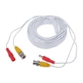 thumbnail image 1 of Cable de video de cámara de reversa universal Unique Bargains BNC+DC para monitor y respaldo blanco 10M, 1 of 1