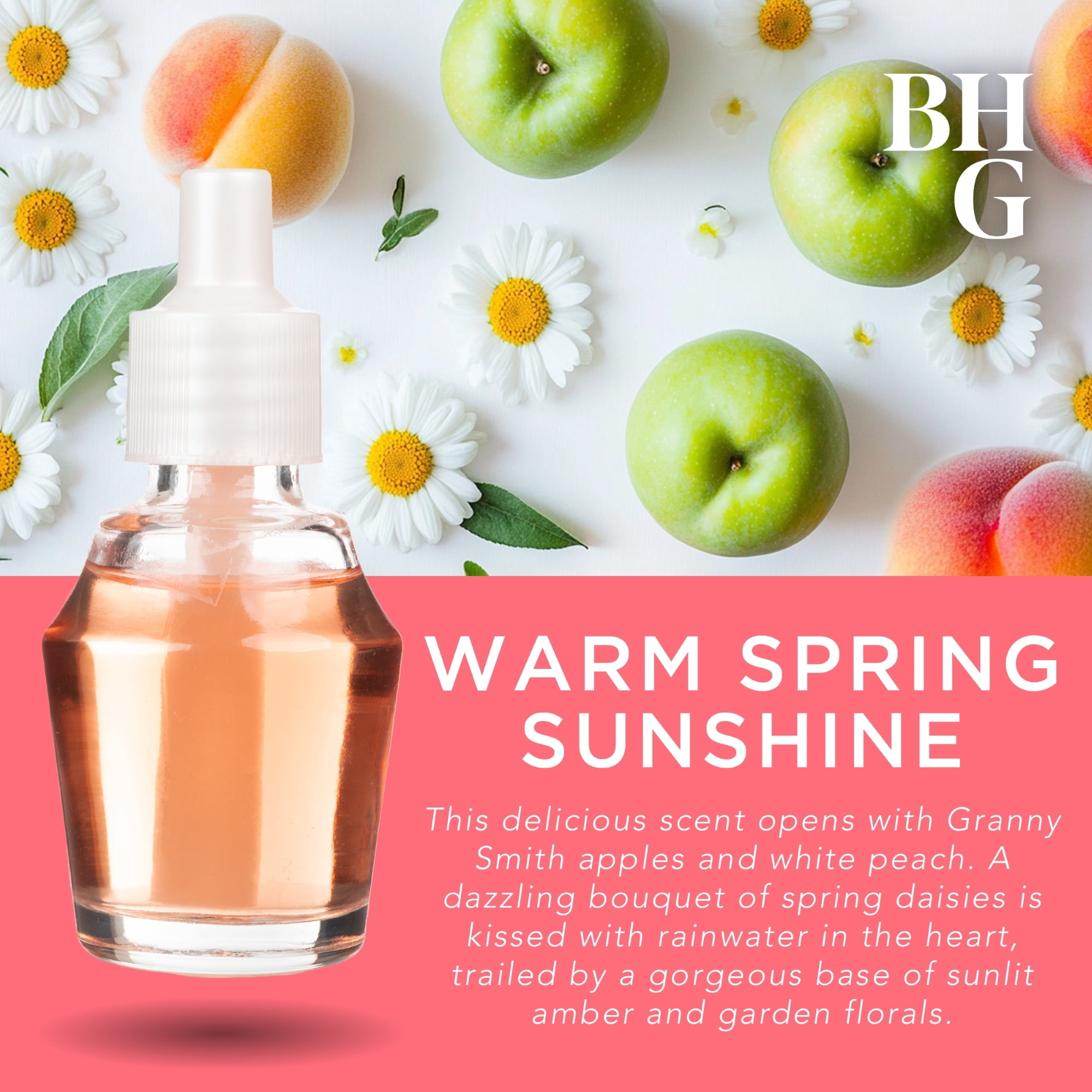 Better Homes & Gardens Fragrance Oil Refill, Warm Spring Sunshine, 24 mL, 1 Pack
