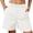 White, variant on Ohufall Suit shorts for Women Button Zipper Solid Shorts with Pocket A-line Soft Fashion Casual Shorts