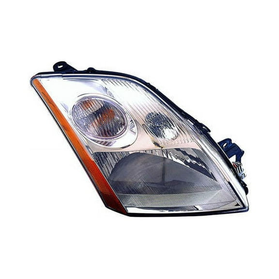 Right Passenger Side Headlight Assembly - Compatible with 2007 - 2009 Nissan Sentra 2.0L 4-Cylinder 2008