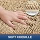 thumbnail image 3 of Alfombra de baño Smiry Luxury Chenille 120 x 60 cm, color beige, 3 of 9