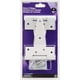 thumbnail image 2 of Bisagras en T resistentes Hillman de 15 cm, color blanco, paquete de 2, 2 of 2