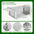 thumbnail image 3 of Animal Trap， Rodent Rat Trap Cage Mouse ,Trap Mouse Control, Catch, 3 of 6