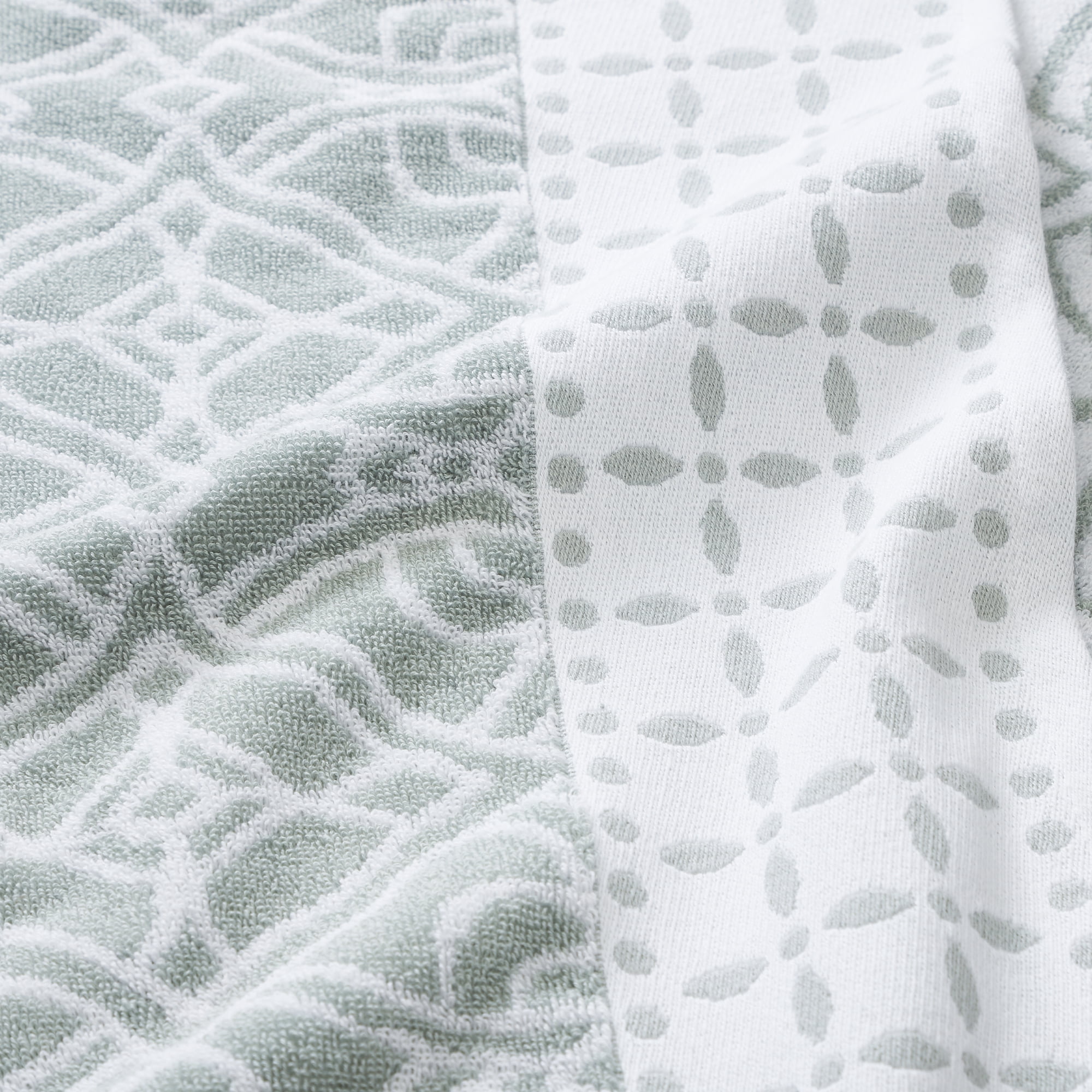 Modern Threads Monroe 6-Piece Cotton Bath Towel Set, Dark Sage