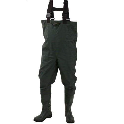 Cascades 2-ply Bootfoot Poly Rubber Chest Wader Cleated by Frogg Toggs