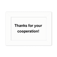 thumbnail image 1 of Thanks聽For聽Your聽Cooperation Symbol Photo Mount Frame Picture Art Painting Desktop 5x7 inch, 1 of 3