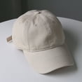 thumbnail image 2 of Gorra de béisbol japonesa de algodón lavado de color puro con tablero ligero, gorra con visera para primavera y otoño para hombres y mujeres, gorra con visera con tablero ligero, 2 of 4
