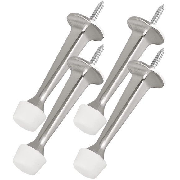 TABLETREANDS 4Ud Tope Decorativo Para Puerta De Metal Con Punta De Goma Para Evitar Golpes En Paredes