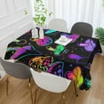 thumbnail image 5 of GZHJMY Mushroom Tablecloth, Rectangle Waterproof Washable Polyester Table Cover for Picnic Dinner Holiday Party Decor, 54 x 54 Inch, 5 of 7