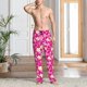 thumbnail image 2 of Fotbe Vintage Flowers Pantalones de Pijama para Hombre, Pantalones de Dormir, Pantalones de Casa con Cintura Ajustable y Bolsillos-X-Large, 2 of 6