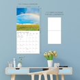 thumbnail image 4 of Graphique 2025 Chasing Rainbows Wall Calendar - 12” x 12” - Thick Paper - Home & Office Organizer - Large Monthly Grid - 3 Languages & Marked Holidays - 4 Month Preview Page for 2026, 4 of 6