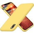 thumbnail image 1 of IBAOLEA iPhone XR Cases, Silicone Ultra Slim Shockproof Phone Case with [Soft Anti-Scratch Microfiber Lining], 6.1 inch, Yellow Yellow, 1 of 7