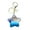 D, variant on Cartoon Pentagrams Keychain Star Shaped Keyring Adorable Floating Pendant Stylish Accessory for Bags and Keys