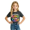 thumbnail image 4 of Curuila Child Toddler Girls T-Shirts Short Sleeve Letter Print Crew Neck Tops For Girls Everyday Wear Fashion Tee Size 4-5 Years, 4 of 4