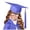 w93# Purple1613, variant on Wuxian Shiny Toddler Kids Boys Girls Graduation Caps Fashionable Solid Color School College Hats With Tassel Lightweight Soft Elegant Classic Preschool Graduation Hats,Black,M