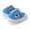 Blue, variant on Kids Dinosaur Slippers Toddler Comfort Cotton House Shoes Boys Girls Cute Warm Cozy Plush Slip-on Bedroom Slippers