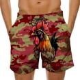 thumbnail image 6 of Mceream Mens Swim Trunks Funny Quick Dry Board Shorts with Pockets Casual Shorts Drawstring Summer Beach Shorts Bathing Suits Hawaii Swim Trunks Multicolor M, 6 of 8