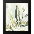 thumbnail image 2 of Vess, June Erica 20x24 Black Modern Framed Museum Art Print Titled - Batik Leaves IV, 2 of 5