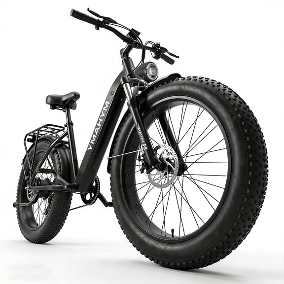 2000W Peak EBike for Adults, 48V 18Ah Removable Battery Ebike, 28MPH High Speed Mountain Electirc Bike, 24" x 3.0" Fat Tire Electric Dirt Bike, 85 Miles Long Range, Full Suspension & 7-Speed 11" Sea