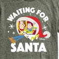 thumbnail image 3 of Toy Story - Waiting For Santa - Men's Short Sleeve Graphic T-Shirt, 3 of 5