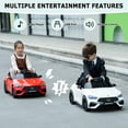 thumbnail image 5 of Jaxpety Licensed Mercedes-Benz AMG CLE53 Electric Ride on Toys with Parent Remote Control,Music and Lights,Electric Car for Kids,Red, 5 of 11