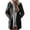 Black, variant on Long Jean Jacket for Women Warm Hooded Casual Long Sleeve Jacket Long Jean Outwear Overcoat Denim Jacket for Women Black Long Sleeve Women Jean Jacket Women