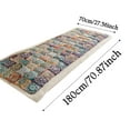 thumbnail image 2 of Bohemian Patchwork Quilted Sofa Cover Spring Boho Floral Pattern Couch Cover with Edge Pet Friendly Sofa Slipcovers Dog Cushion Blanket Pad Bed Mat Furniture Protector for Living Room(B,70.87 Inch), 2 of 3