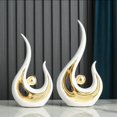 thumbnail image 2 of Abstract Ceramic Sculpture Home Decor Accents Ornament for Cabinet Kitchen, 2 of 8
