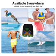 thumbnail image 6 of Mens Haiti Coat Of Arms 2 in 1 Quick Dry Swim Trunks with Compression Liner Beach Shorts, 6 of 6