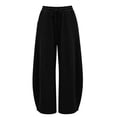 thumbnail image 5 of Luvrsol Womens Sweat Pants Casual Solid Wide Straight Leg Sweatpants Relaxed Fit Long Athletic Lounge Pants S-3XL, 5 of 8