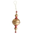 thumbnail image 3 of Adornos de bolas de árbol de Navidad, colgantes de madera reutilizables e irrompibles para árbol de Navidad Oro, 3 of 9
