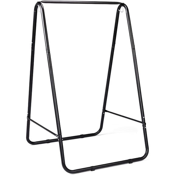 ONCLOUD Hammock Chair Stand, Heavy Duty Metal Hammock Stand with 600 LBS Weight Capacity, Weatherproof Hanging Swing Stand for Outdoor, Patio, Garden