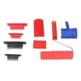 thumbnail image 3 of Rubber Wood Graining Tool Handheld Wood Texture Pattern Roller for DIY Wall Floor Decoration, 3 of 14
