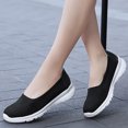 thumbnail image 5 of Quaouag Walking Shoes Women Breathe Mesh Slip On Sneakers Women Comfortable Lightweight Flats Shoes, 5 of 7