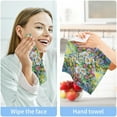 thumbnail image 7 of Coolnut Watercolor Daisies Washcloths Towels, Highly Absorbent and Soft Cotton Face Cloths, 4 Pack Quick Dry Wash Cloths - 12 X 12 Inches Washcloth Gift, 7 of 7