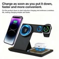 thumbnail image 3 of 15W Wireless Charger,3 in 1 Charging Station Compatible with iPhone 17 16e 16 15 14 13 12 11 X Pro Max,Fast Charging Dock Compatible for Apple Watch & AirPods 4 3 Pro, 3 of 6