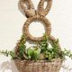 thumbnail image 4 of Naiovety Cesta de Pascua de mimbre tejida a mano con forma de conejo, ideal para decorar el porche o la pared. Símbolo del Conejo de Pascua. Decoración del hogar, 4 of 4